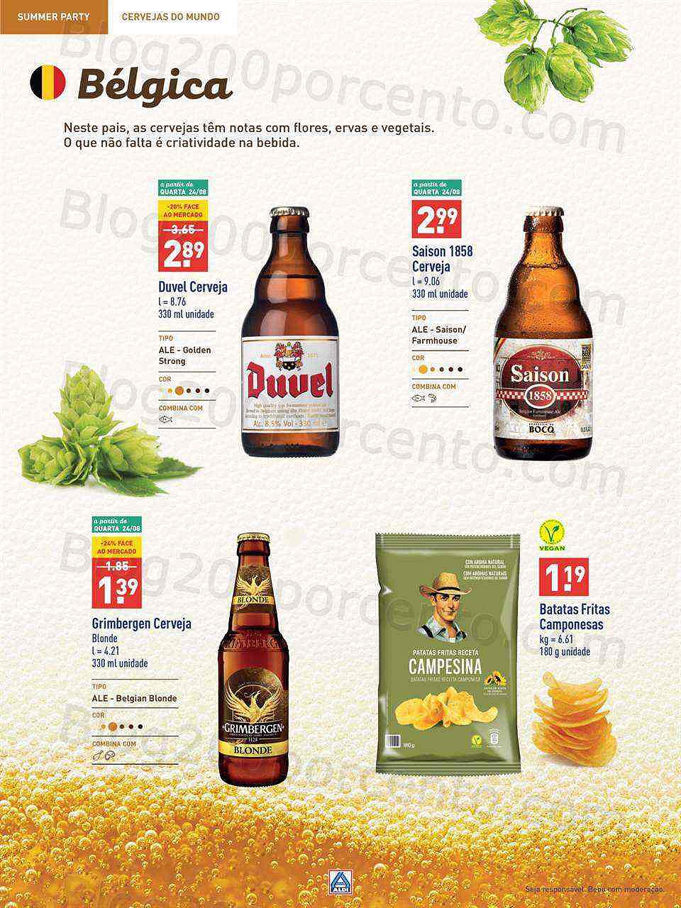 Antevisão Folheto ALDI Especial Cervejas Promoções a partir de 10 agosto