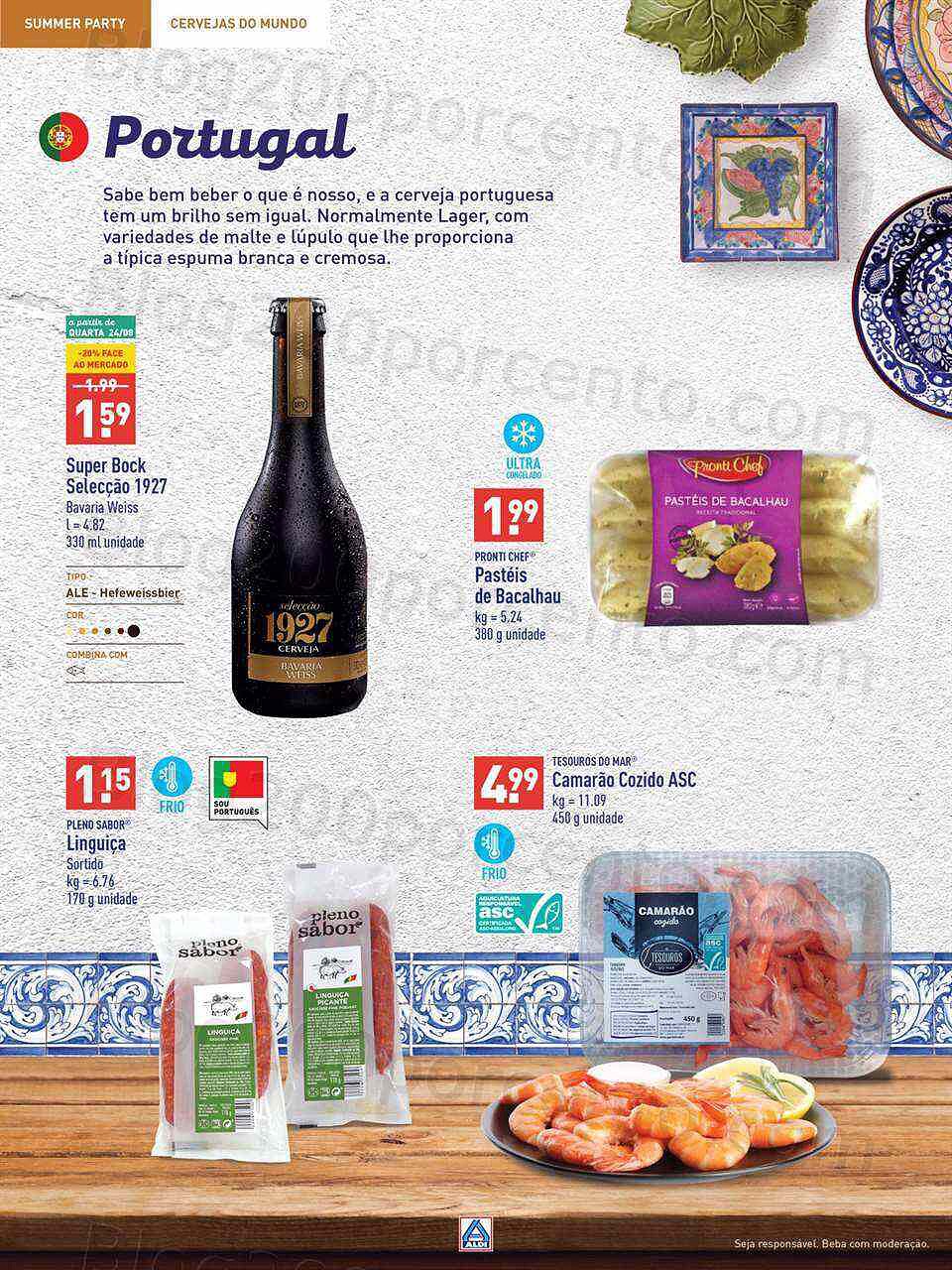 Antevisão Folheto ALDI Especial Cervejas Promoções a partir de 10 agosto