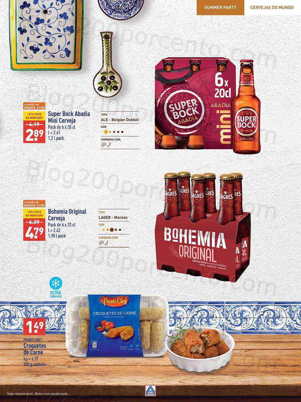 Antevisão Folheto ALDI Especial Cervejas Promoções a partir de 10 agosto