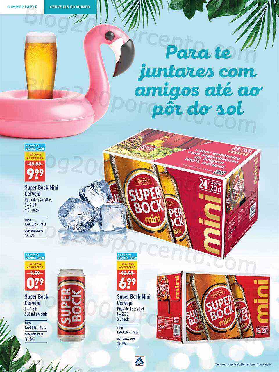 Antevisão Folheto ALDI Especial Cervejas Promoções a partir de 10 agosto