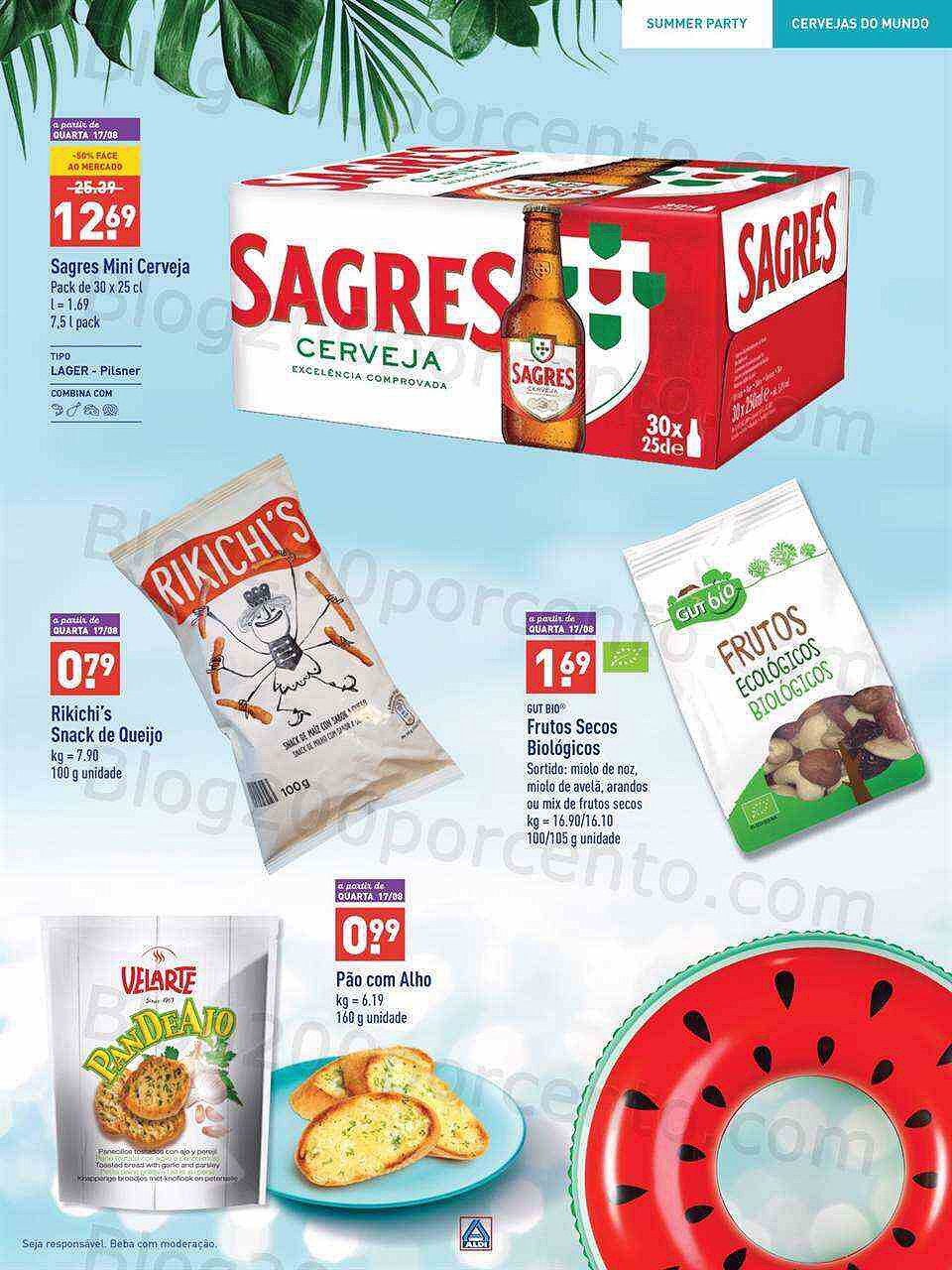 Antevisão Folheto ALDI Especial Cervejas Promoções a partir de 10 agosto