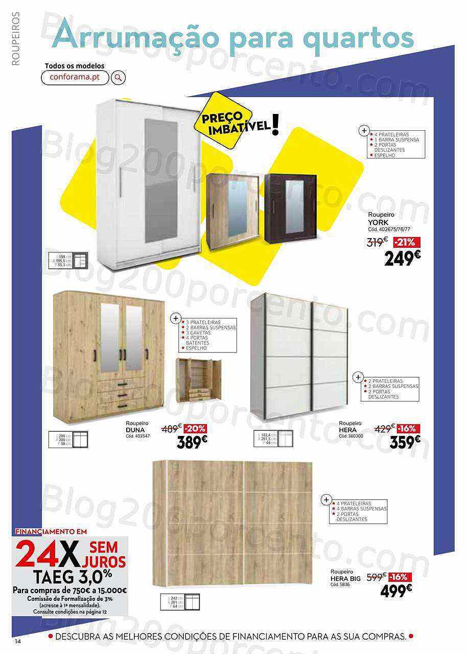 Antevisão Folheto CONFORAMA Promoções de 4 agosto a 31 agosto