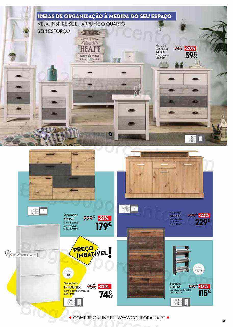 Antevisão Folheto CONFORAMA Promoções de 4 agosto a 31 agosto