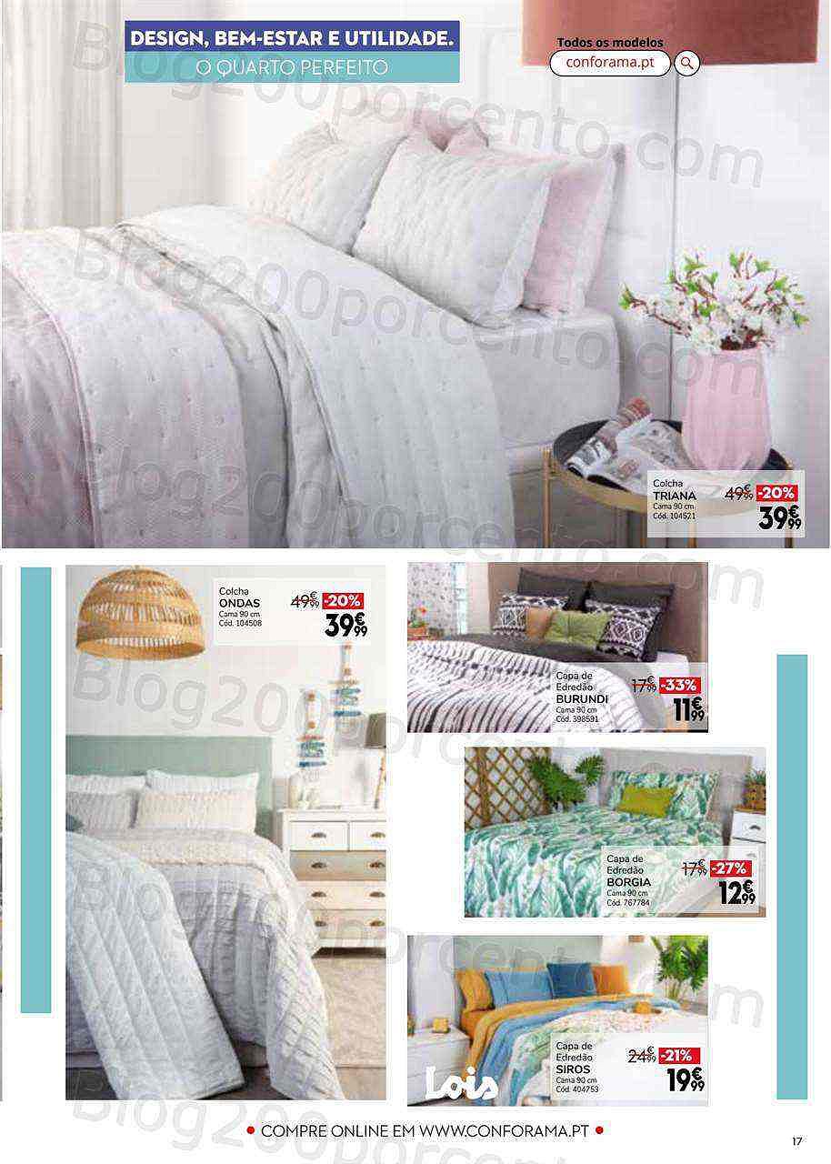 Antevisão Folheto CONFORAMA Promoções de 4 agosto a 31 agosto