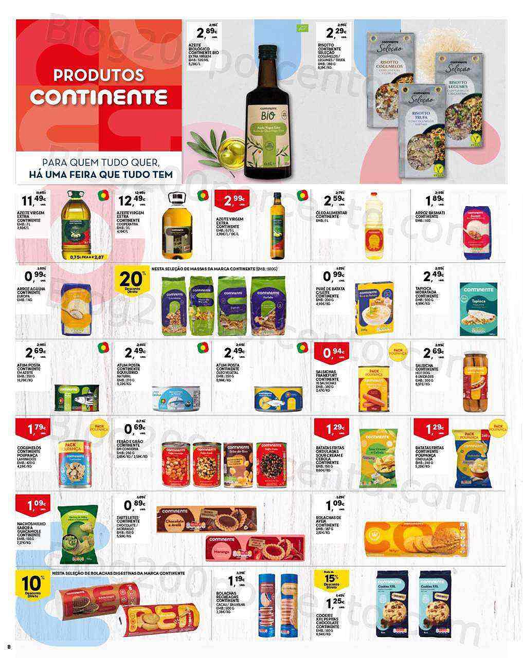 Antevisão Folheto CONTINENTE Madeira Promoções de 9 agosto a 15 agosto