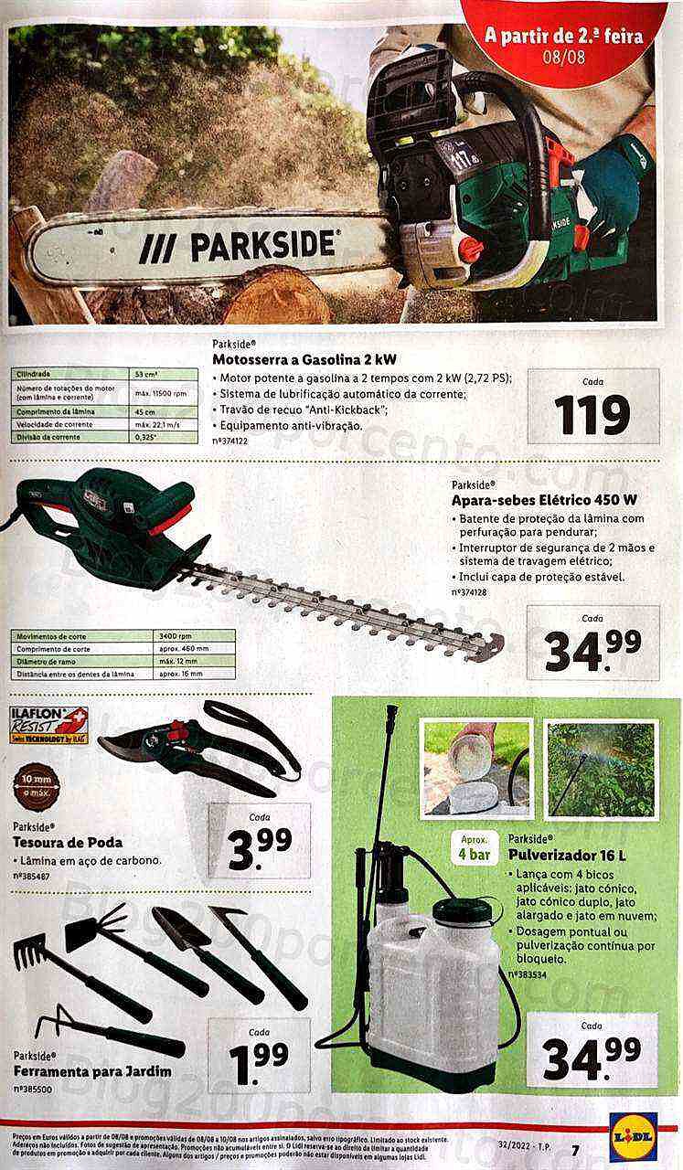 Antevisão Folheto LIDL Bazar Promoções a partir de 8 agosto