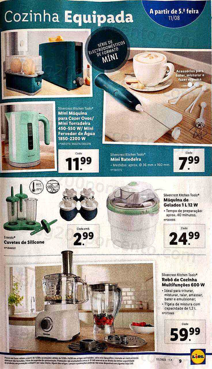 Antevisão Folheto LIDL Bazar Promoções a partir de 11 agosto