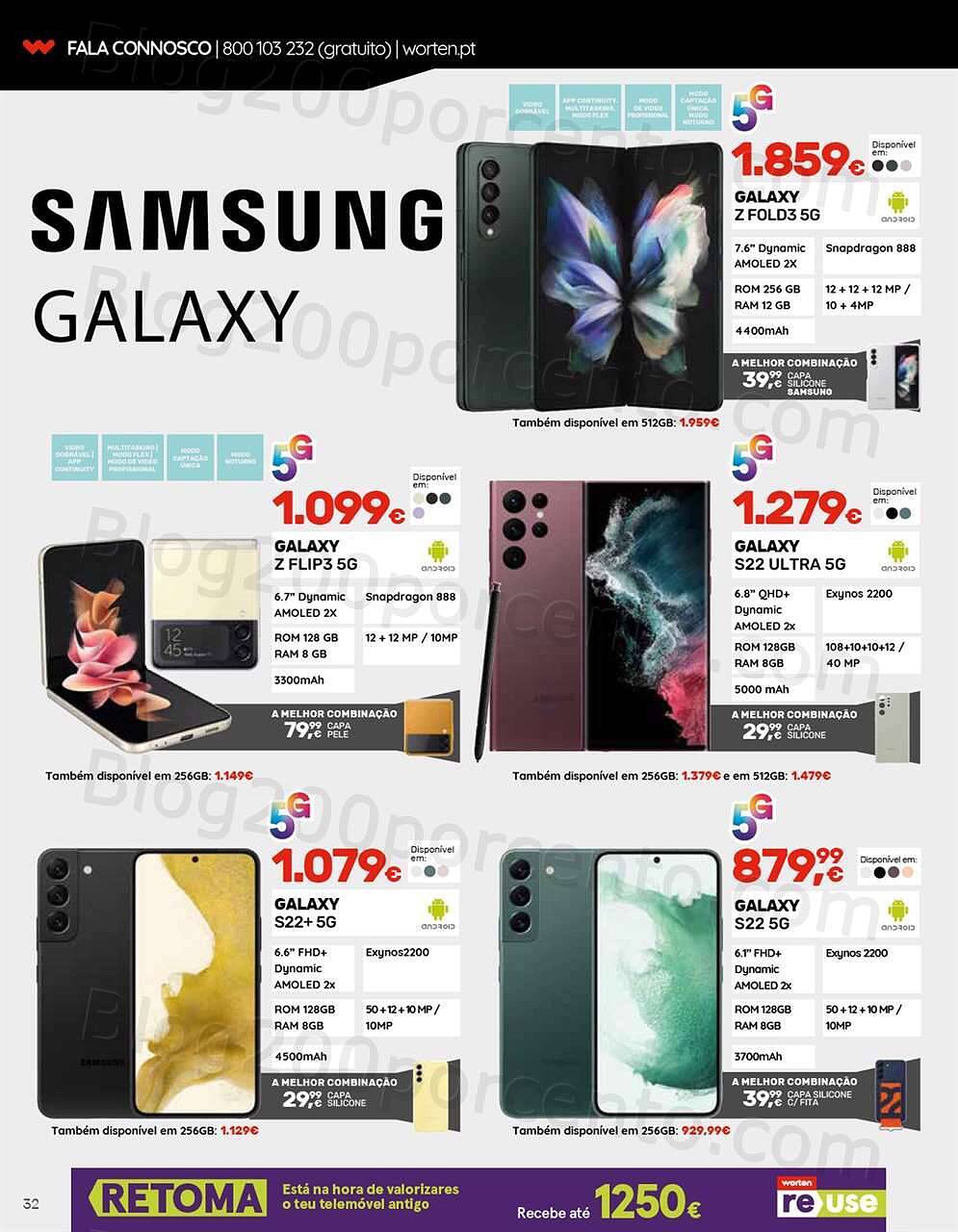 Antevisão Folheto WORTEN Mobile Promoções de 2 agosto a 31 agosto