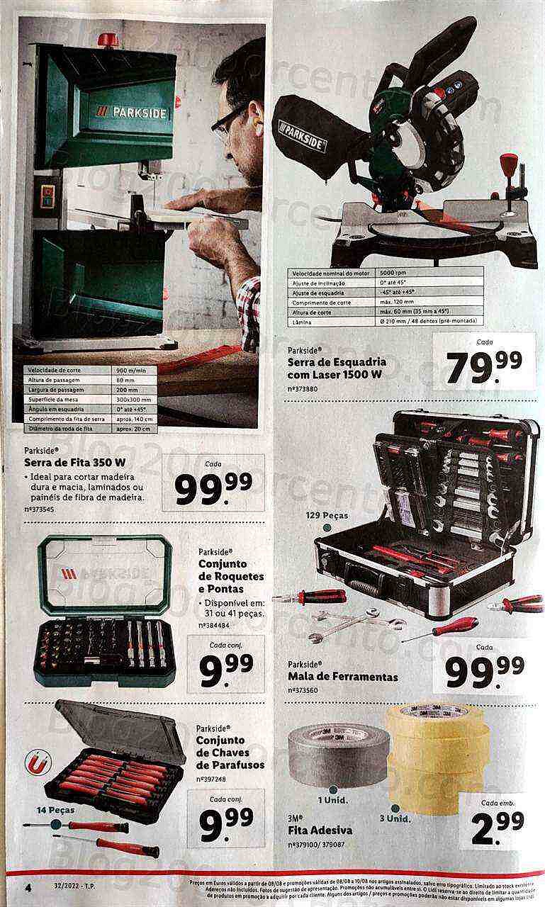 Antevisão Folheto LIDL Bazar Promoções a partir de 8 agosto