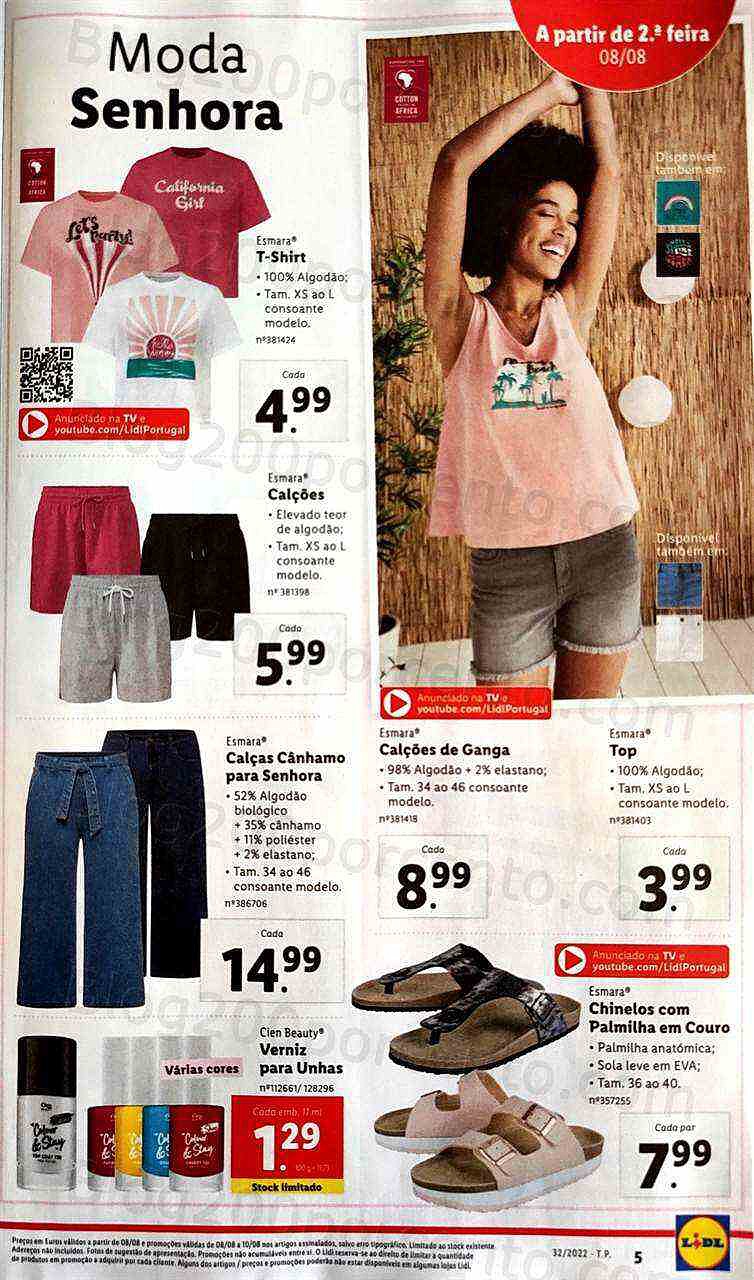 Antevisão Folheto LIDL Bazar Promoções a partir de 8 agosto