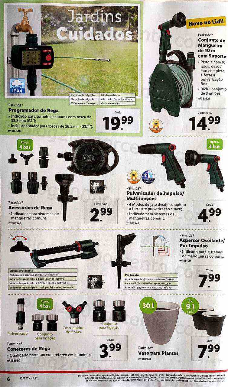 Antevisão Folheto LIDL Bazar Promoções a partir de 8 agosto