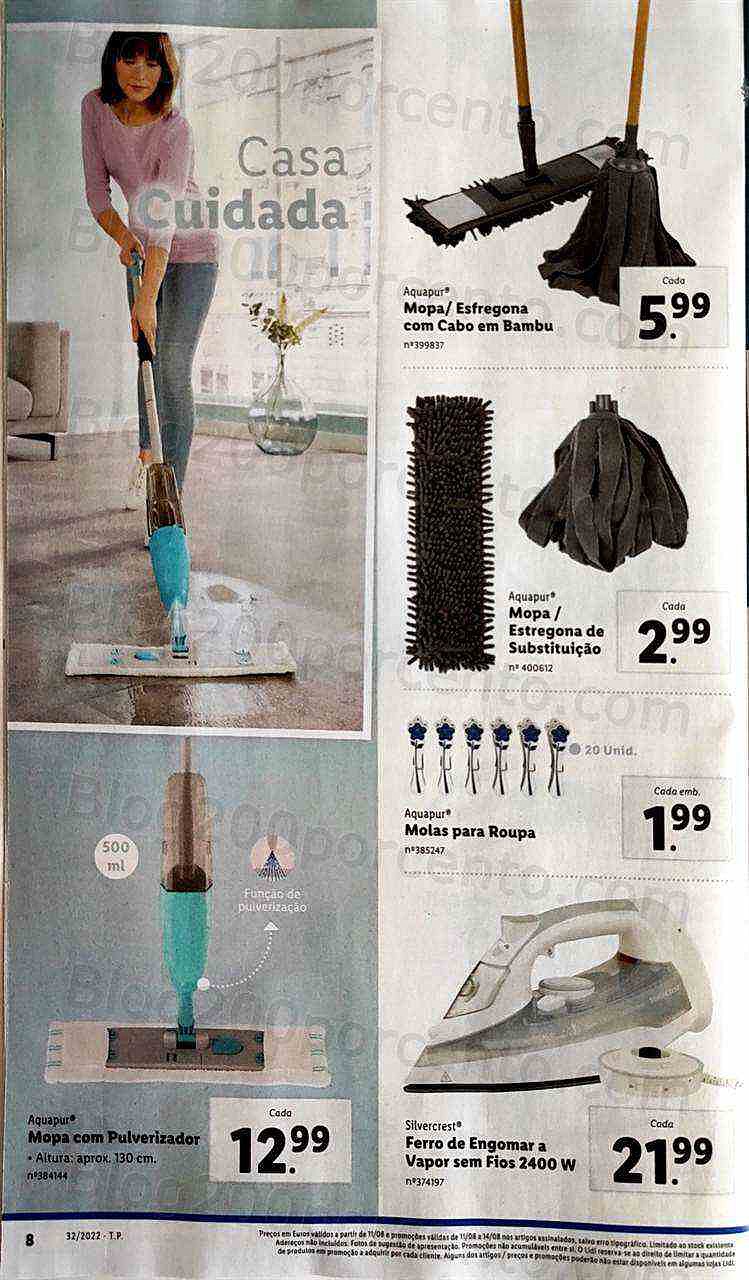 Antevisão Folheto LIDL Bazar Promoções a partir de 11 agosto