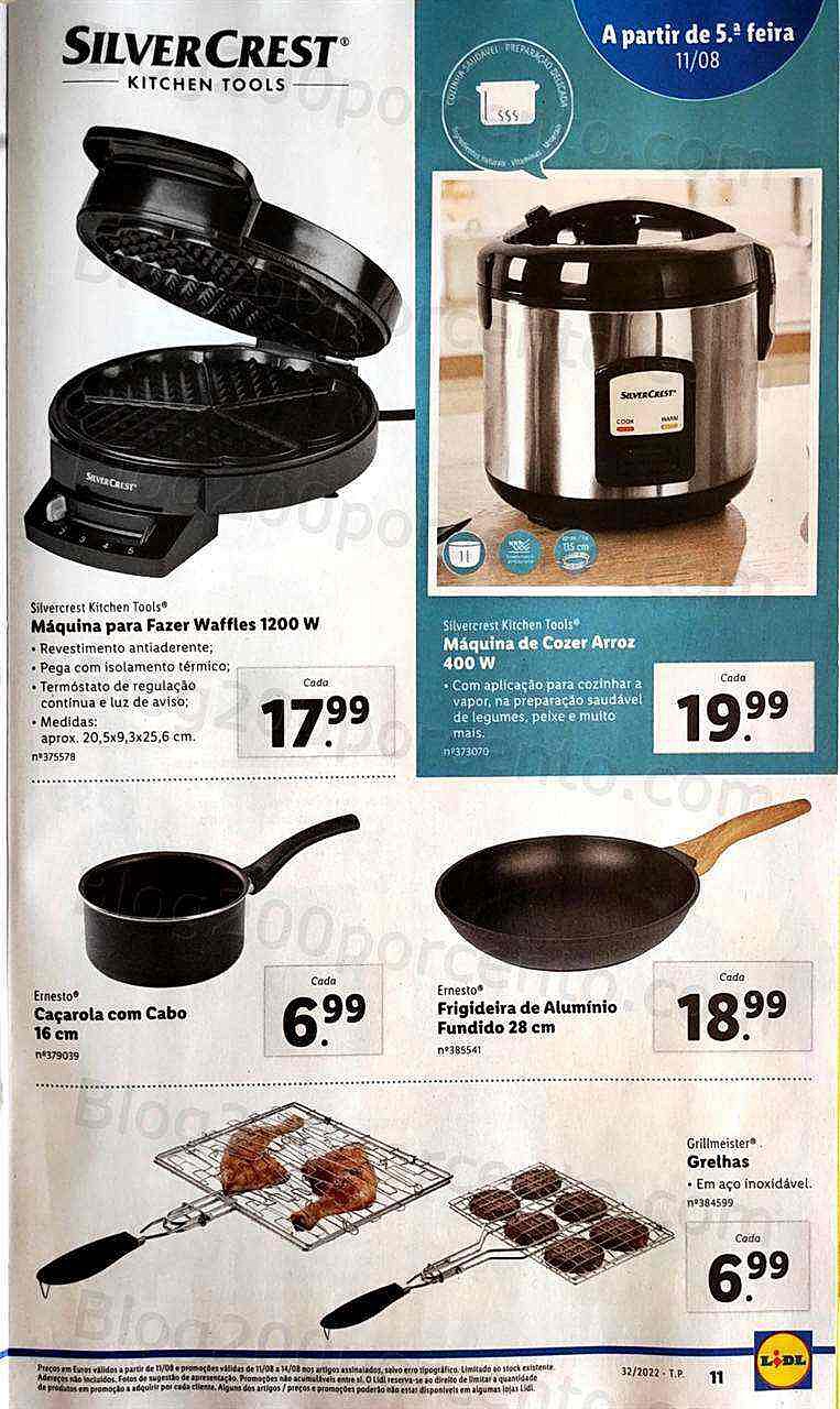 Antevisão Folheto LIDL Bazar Promoções a partir de 11 agosto