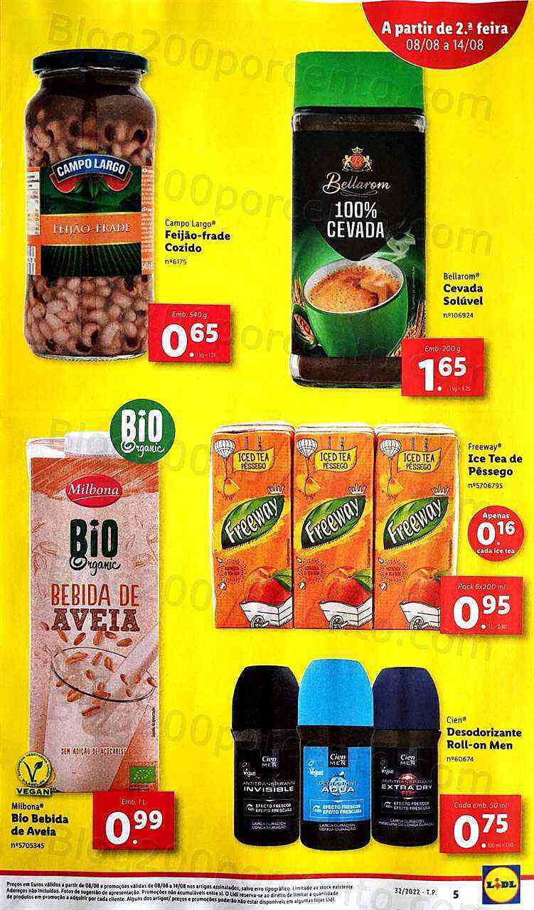 Antevisão Folheto LIDL Promoções de 8 a 14 agosto