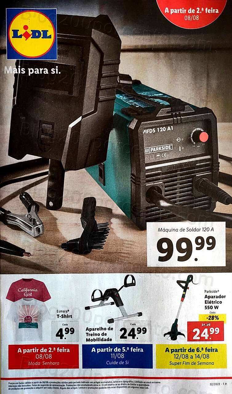 Antevisão Folheto LIDL Bazar Promoções a partir de 8 agosto