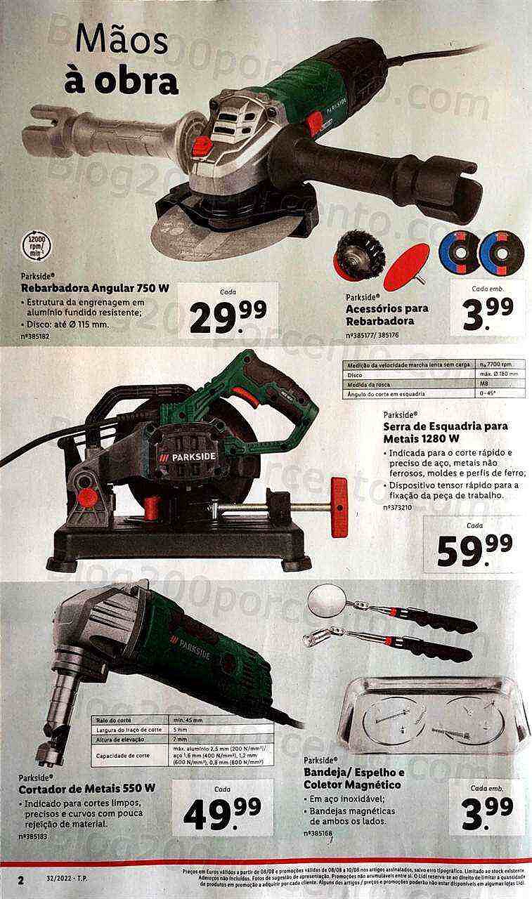 Antevisão Folheto LIDL Bazar Promoções a partir de 8 agosto