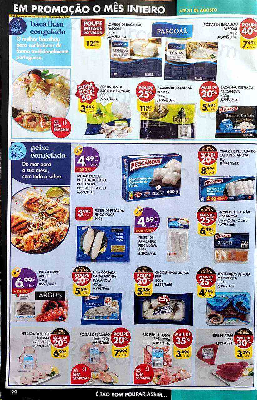 Antevisão Folheto PINGO DOCE Lojas Médias Promoções de 16 a 22 agosto
