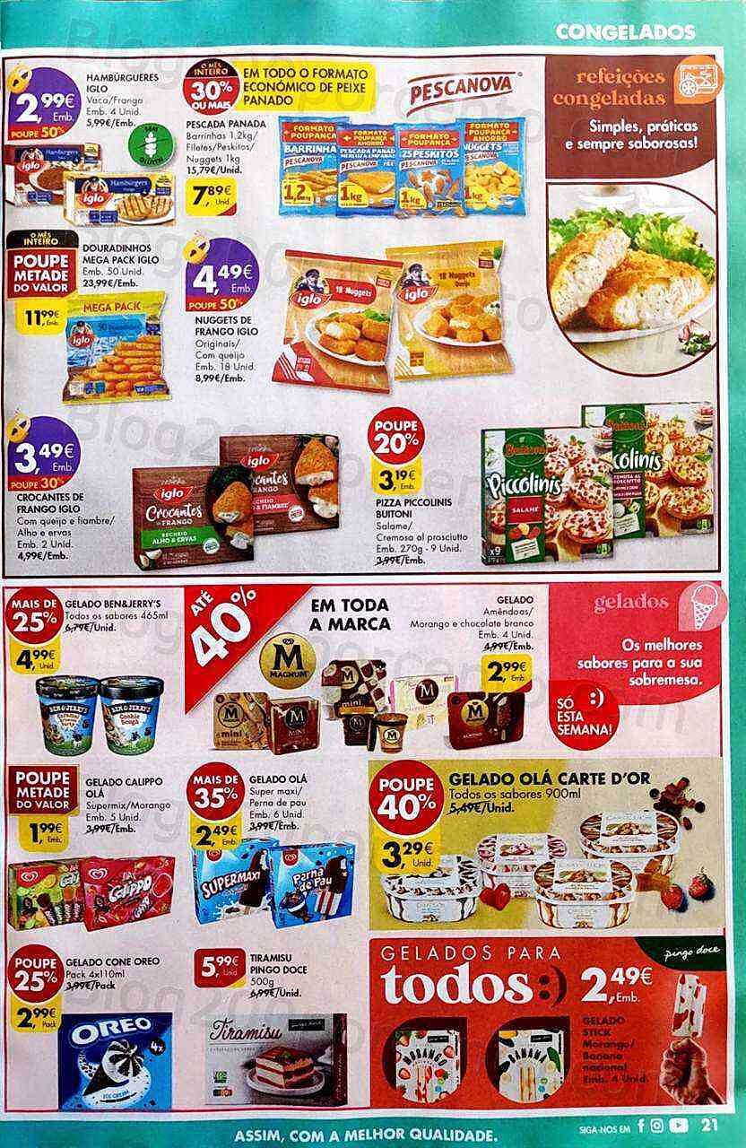 Antevisão Folheto PINGO DOCE Lojas Médias Promoções de 16 a 22 agosto