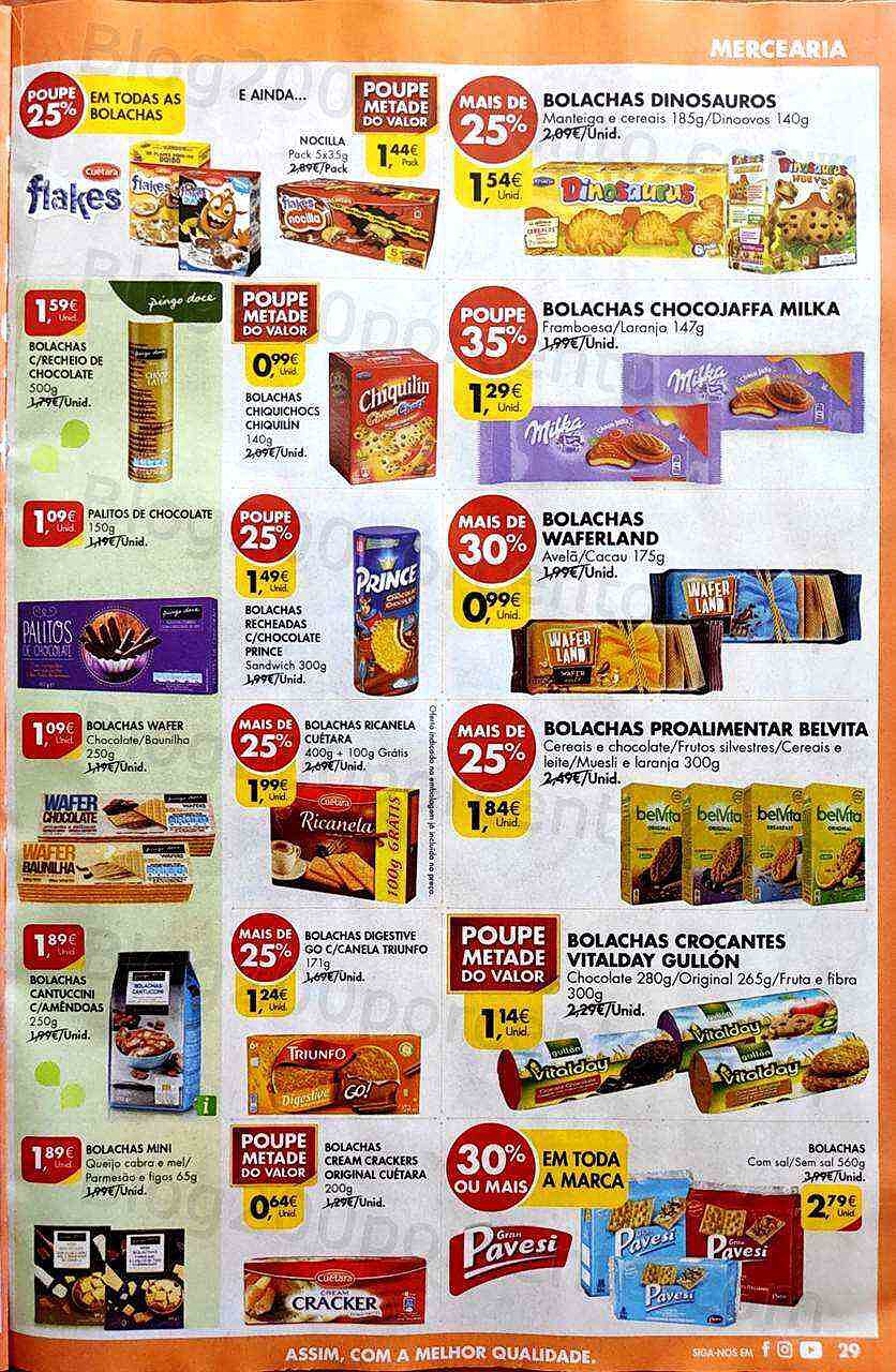 Antevisão Folheto PINGO DOCE Lojas Médias Promoções de 16 a 22 agosto