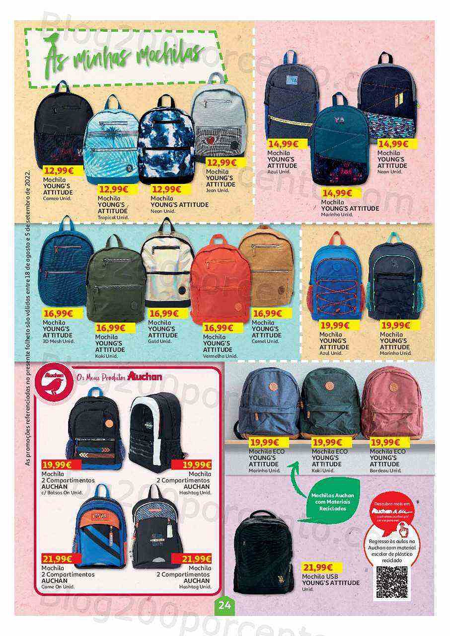 Antevisão Folheto AUCHAN Promoções de 18 agosto a 5 setembro