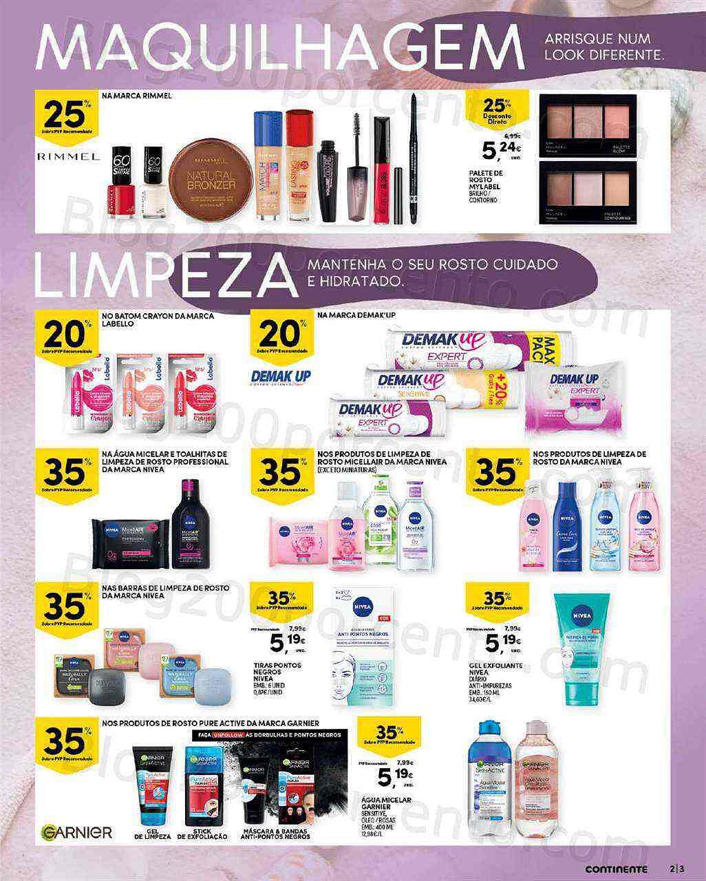 Antevisão Folheto CONTINENTE Beleza Verão Promoções de 9 agosto a 21 agosto