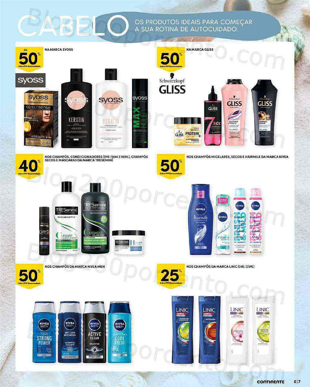 Antevisão Folheto CONTINENTE Beleza Verão Promoções de 9 agosto a 21 agosto