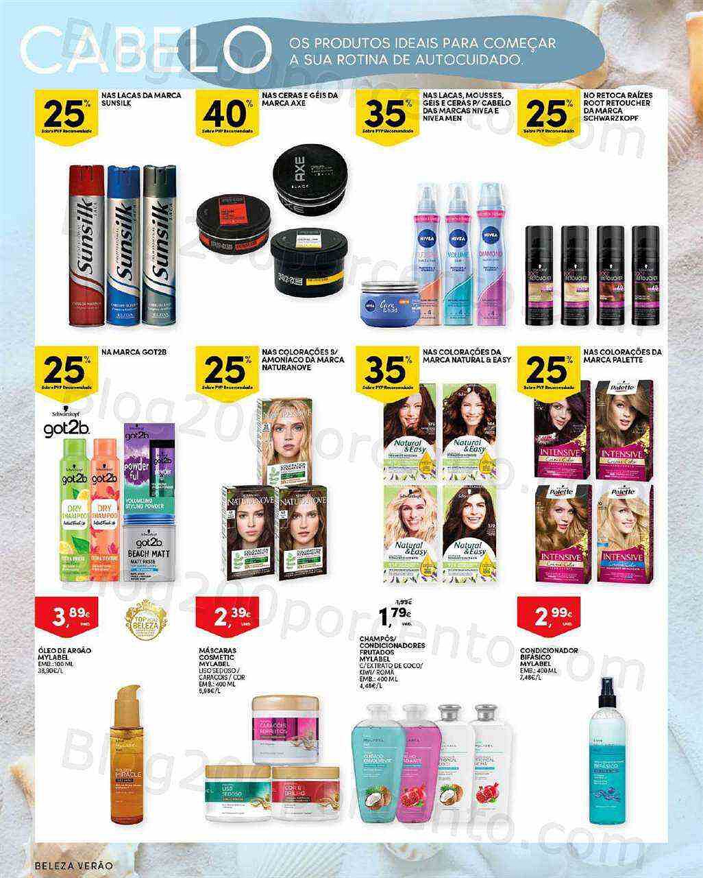 Antevisão Folheto CONTINENTE Beleza Verão Promoções de 9 agosto a 21 agosto