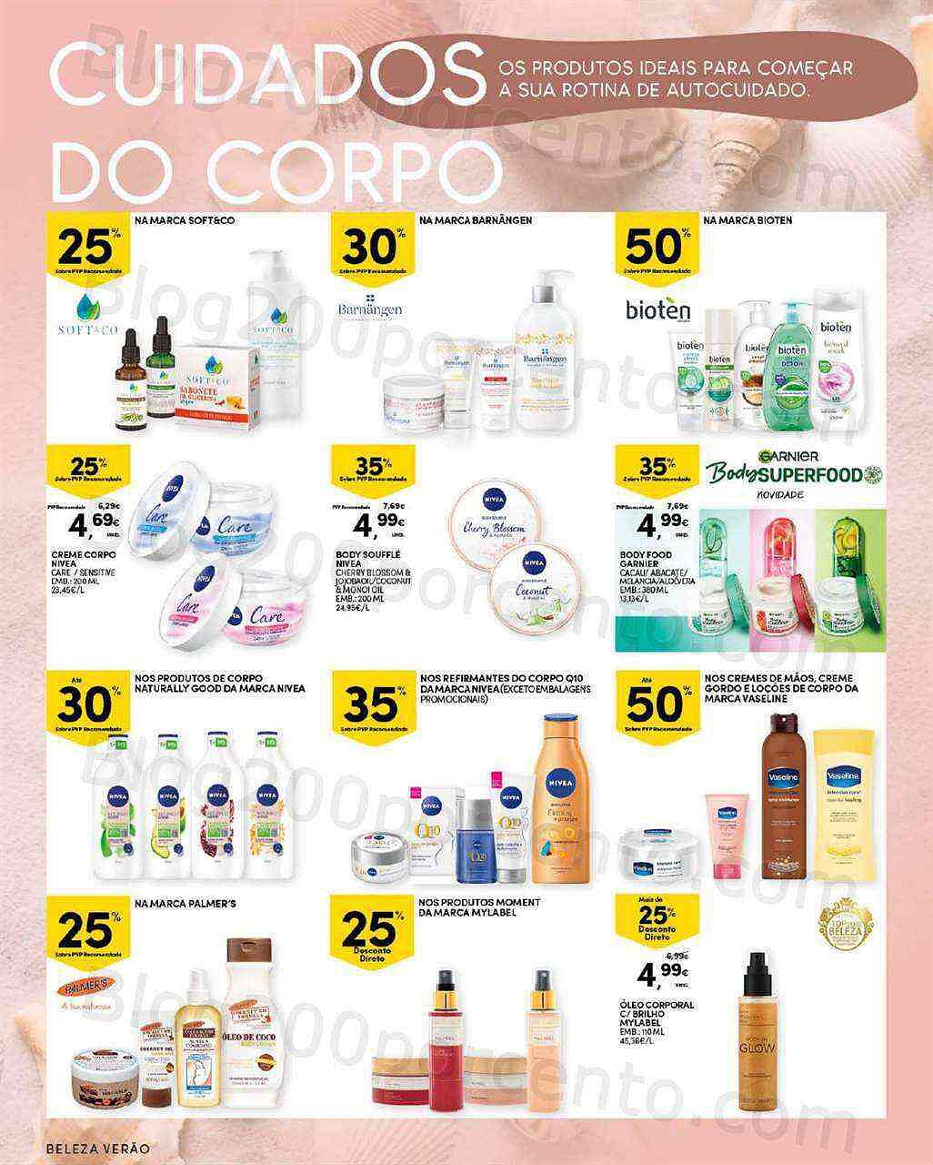 Antevisão Folheto CONTINENTE Beleza Verão Promoções de 9 agosto a 21 agosto