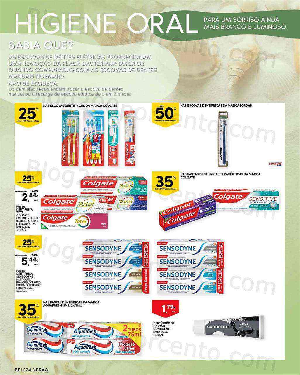 Antevisão Folheto CONTINENTE Beleza Verão Promoções de 9 agosto a 21 agosto