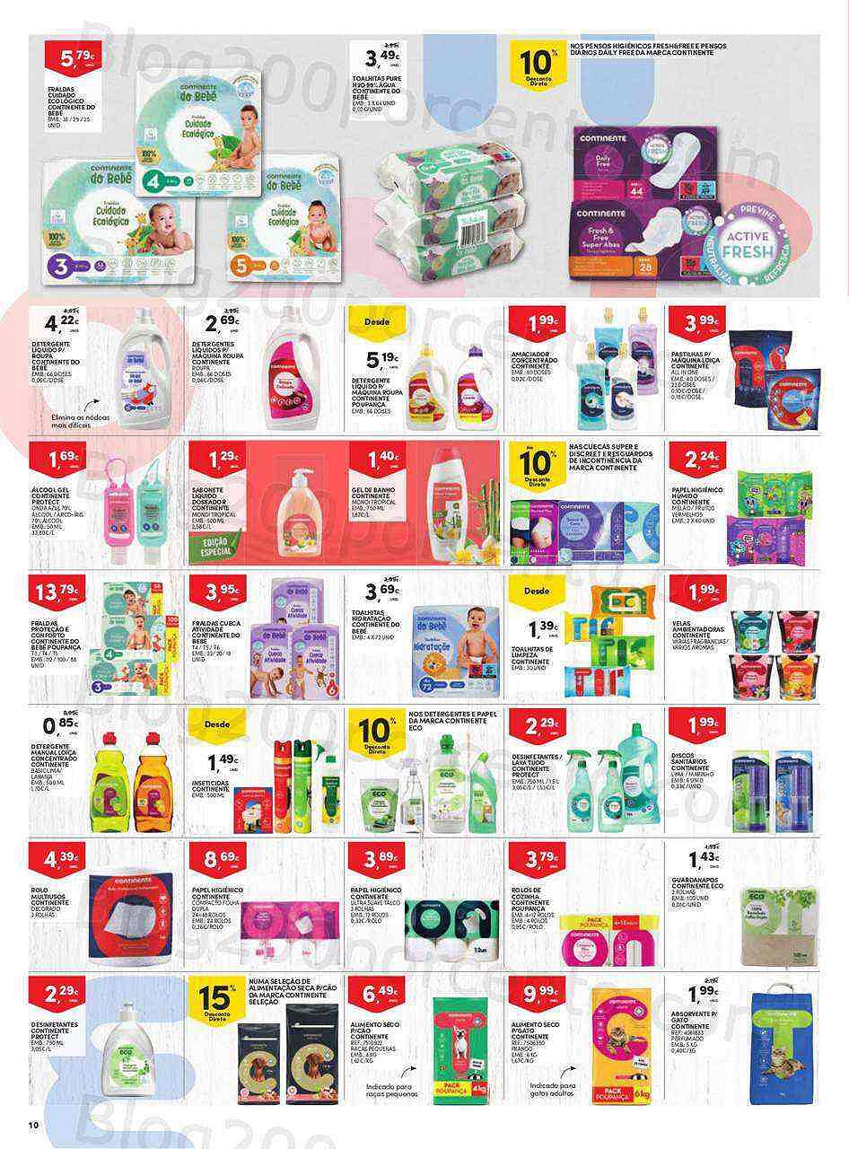 Antevisão Folheto CONTINENTE Bom Dia Promoções de 9 a 15 agosto