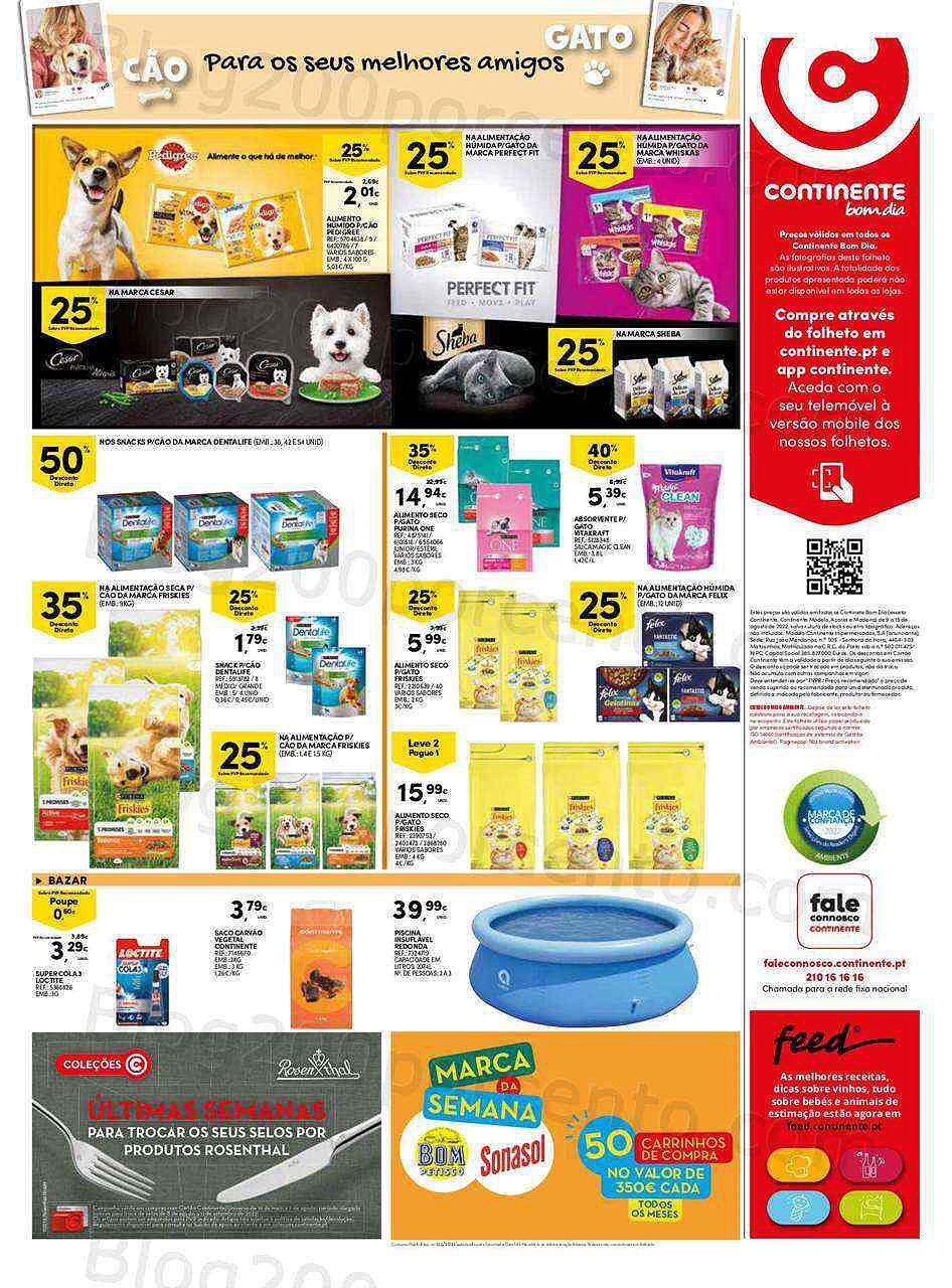 Antevisão Folheto CONTINENTE Bom Dia Promoções de 9 a 15 agosto
