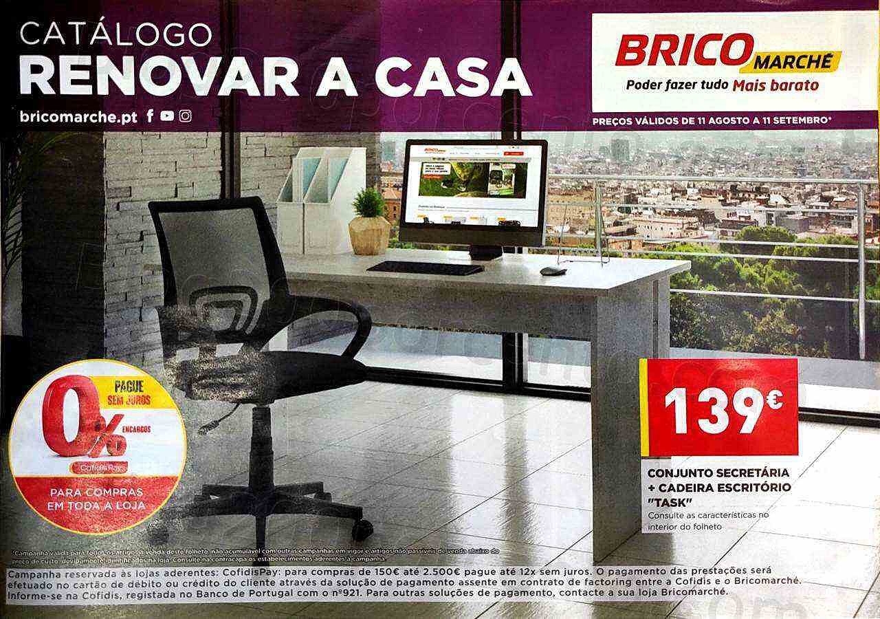 Antevisão Folheto BRICOMARCHÉ Promoções de 11 agosto a 11 setembro