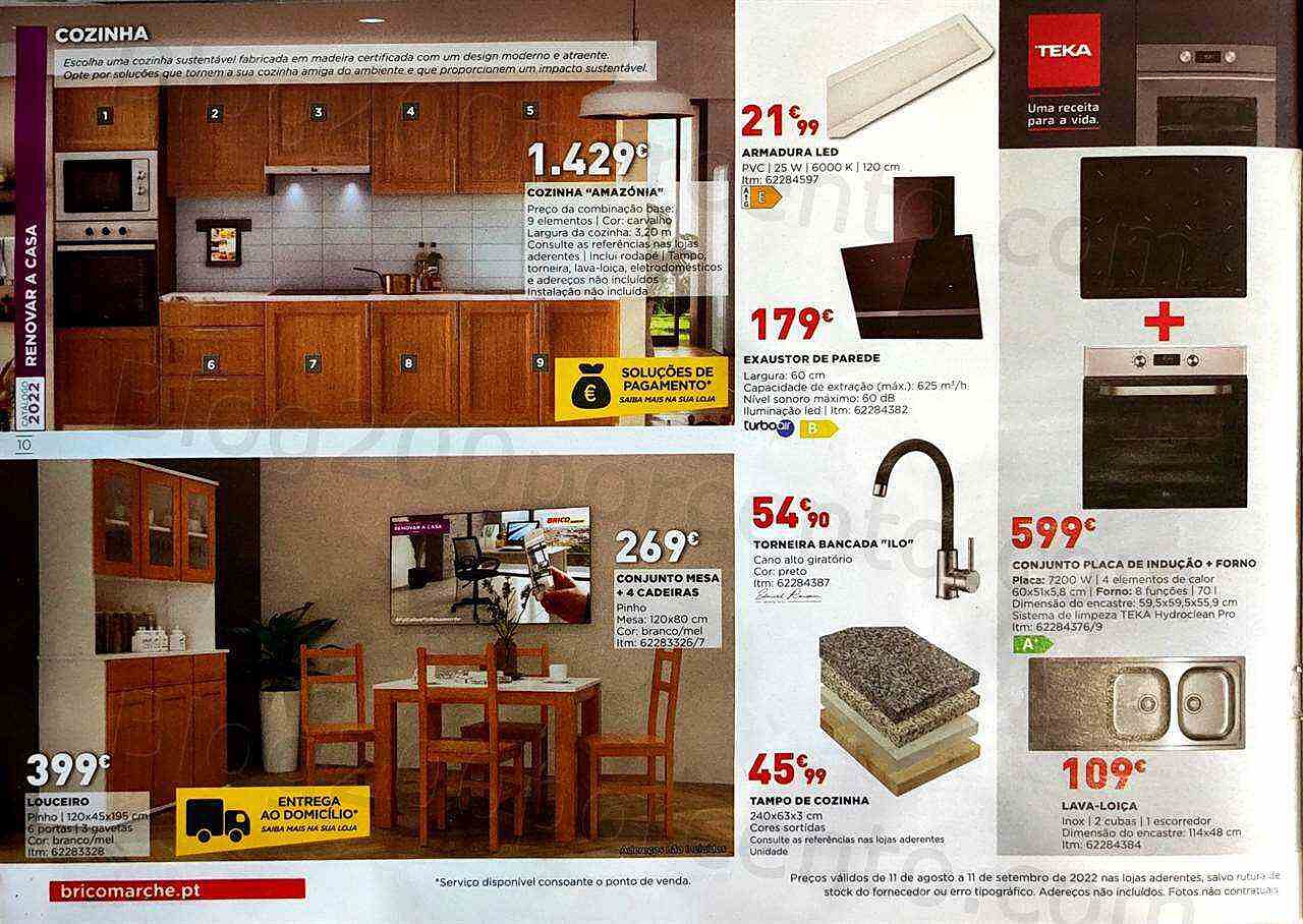 Antevisão Folheto BRICOMARCHÉ Promoções de 11 agosto a 11 setembro