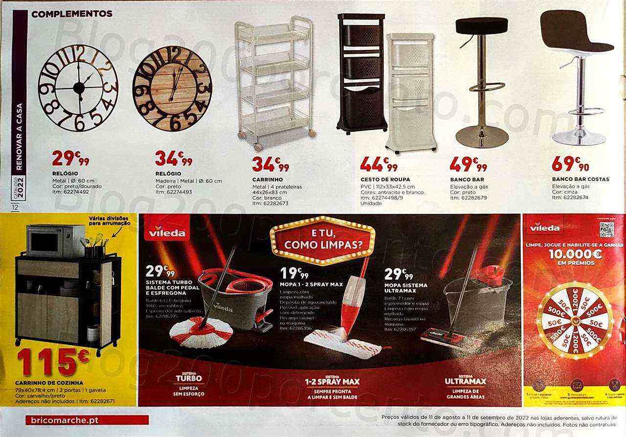 Antevisão Folheto BRICOMARCHÉ Promoções de 11 agosto a 11 setembro
