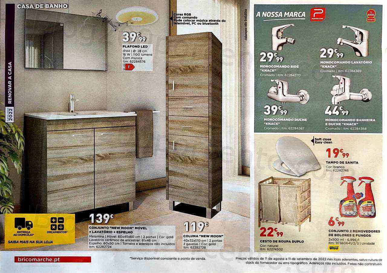 Antevisão Folheto BRICOMARCHÉ Promoções de 11 agosto a 11 setembro