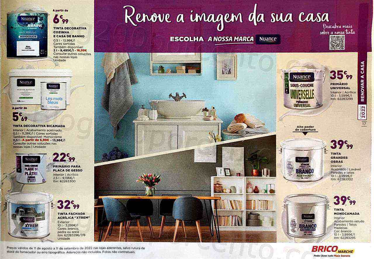 Antevisão Folheto BRICOMARCHÉ Promoções de 11 agosto a 11 setembro