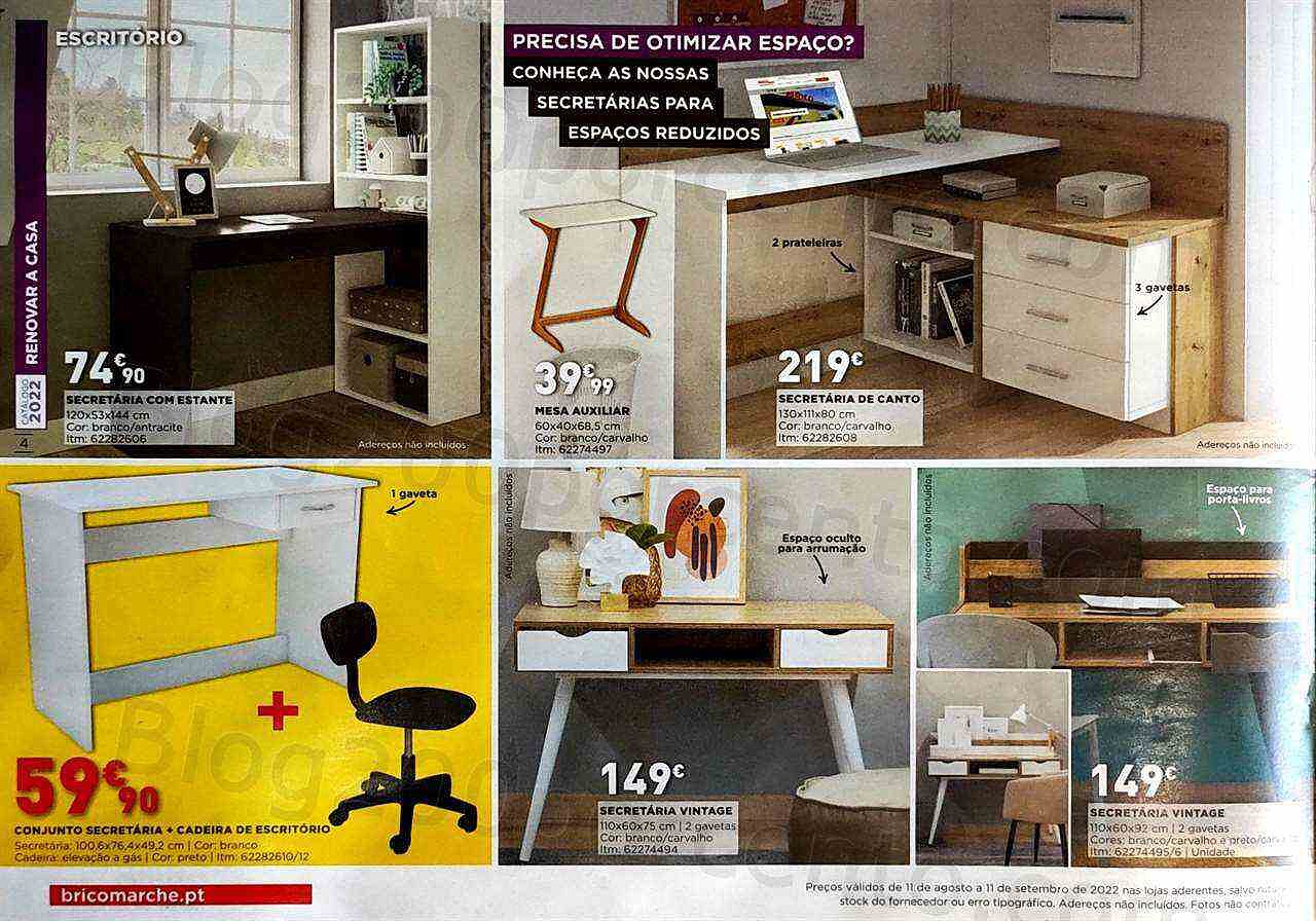 Antevisão Folheto BRICOMARCHÉ Promoções de 11 agosto a 11 setembro