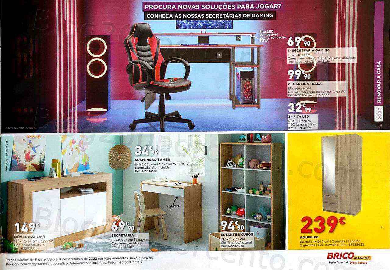 Antevisão Folheto BRICOMARCHÉ Promoções de 11 agosto a 11 setembro