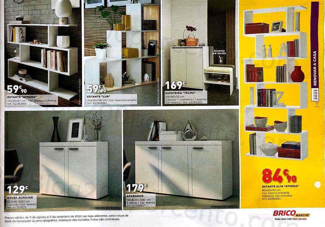 Antevisão Folheto BRICOMARCHÉ Promoções de 11 agosto a 11 setembro