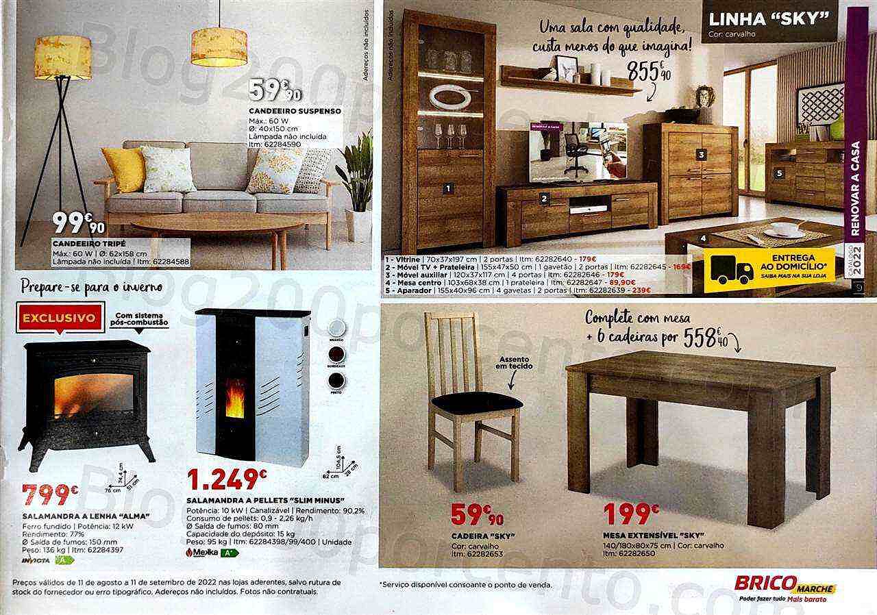 Antevisão Folheto BRICOMARCHÉ Promoções de 11 agosto a 11 setembro