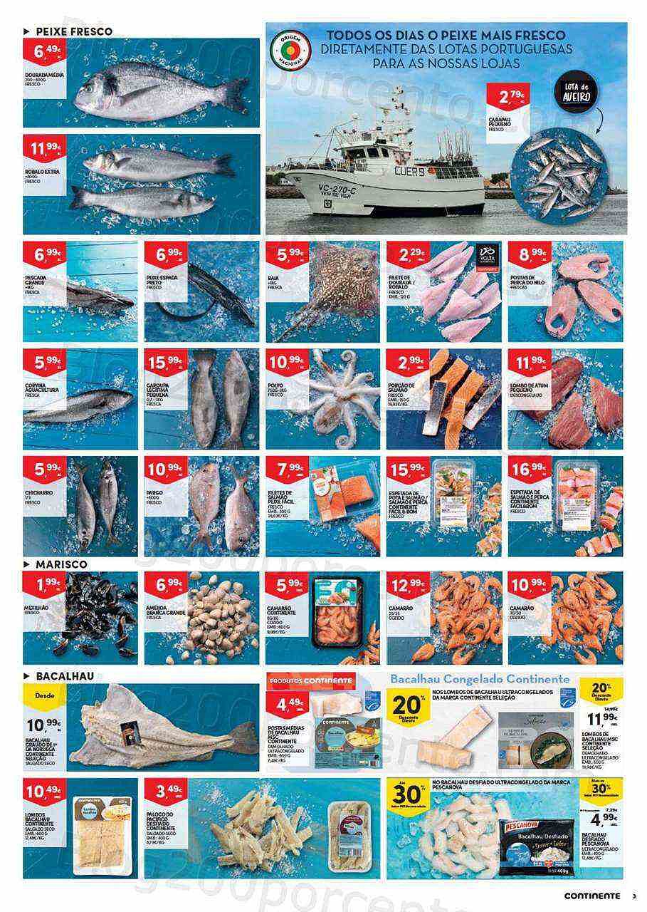Antevisão Folheto CONTINENTE Frescos Promoções de 9 a 15 agosto