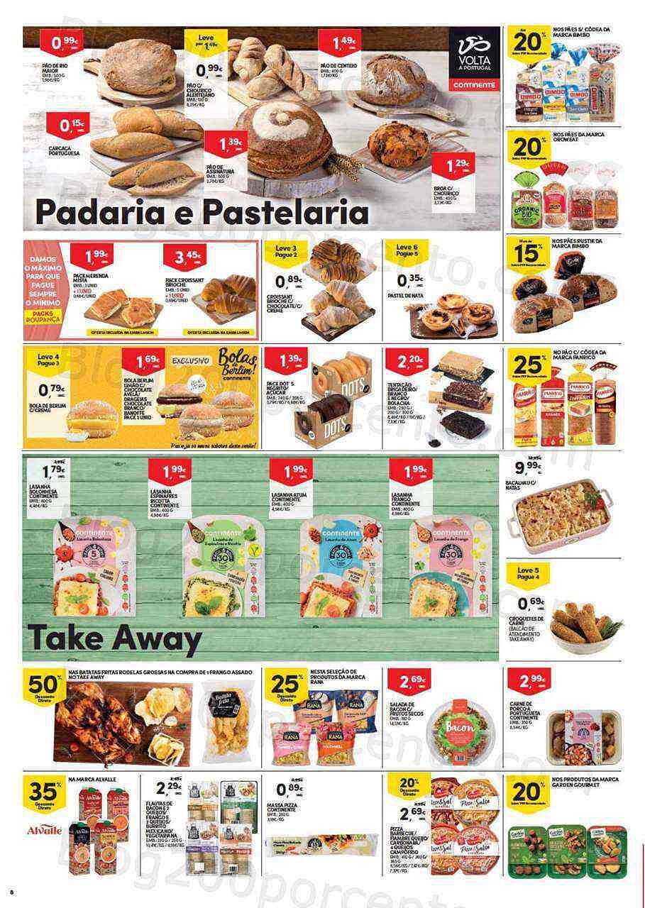 Antevisão Folheto CONTINENTE Frescos Promoções de 9 a 15 agosto