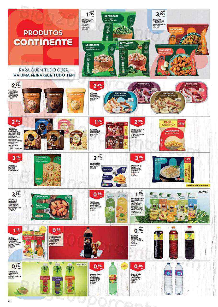 Antevisão Folheto CONTINENTE Mercearia Promoções de 9 agosto a 15 agosto