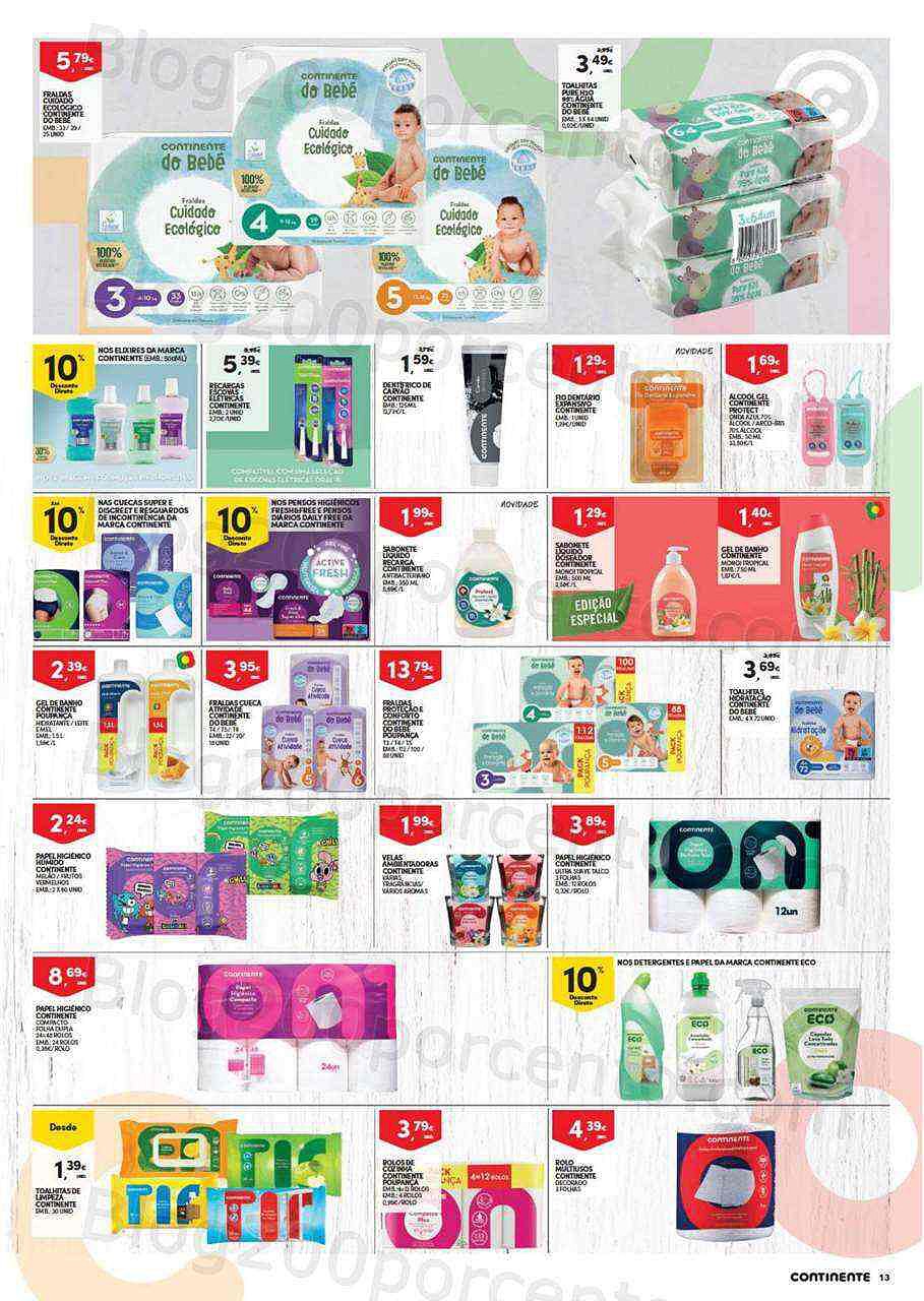 Antevisão Folheto CONTINENTE Mercearia Promoções de 9 agosto a 15 agosto