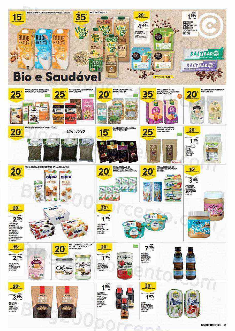 Antevisão Folheto CONTINENTE Mercearia Promoções de 9 agosto a 15 agosto