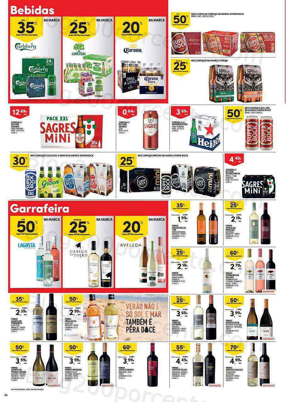 Antevisão Folheto CONTINENTE Mercearia Promoções de 9 agosto a 15 agosto