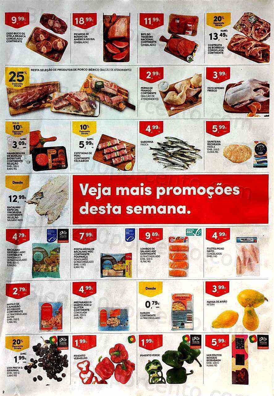 Antevisão Folheto CONTINENTE Fim de Semana - 5 agosto a 8 agosto