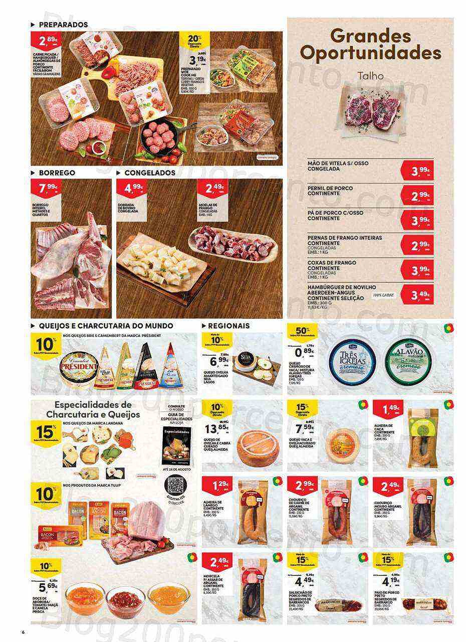 Antevisão Folheto CONTINENTE Bom Dia Promoções de 16 agosto a 22 agosto