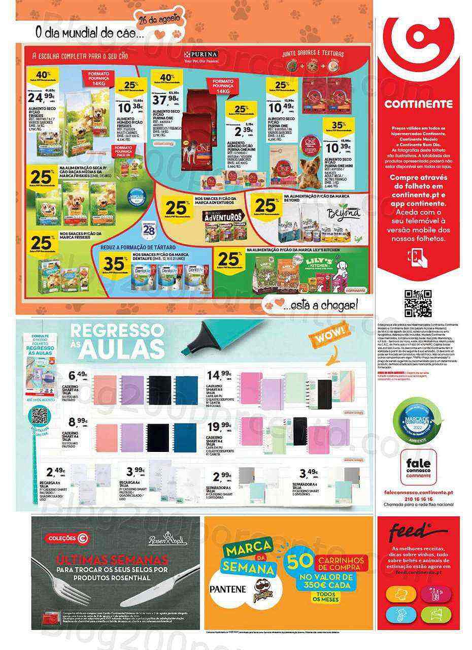 Antevisão Folheto CONTINENTE Bazar Promoções de 16 agosto a 22 agosto