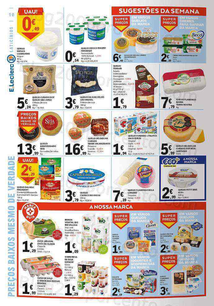 Antevisão Folheto E-LECLERC Promoções de 11 agosto a 17 agosto
